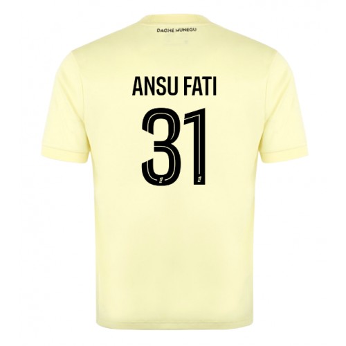 AS Monaco Ansu Fati #31 Tredjetrøje 2025-26 Kortærmet
